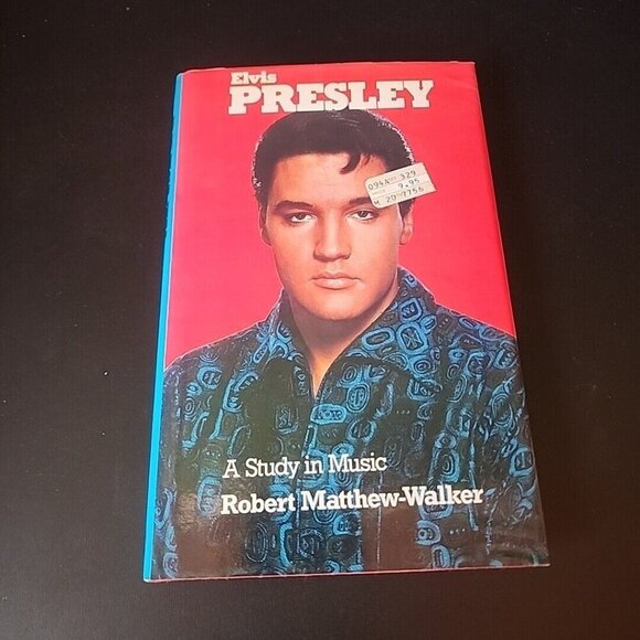 ELVIS PRESLEY A Study In Music Robert Matthew-Walker HC book - Picture 1 of 9